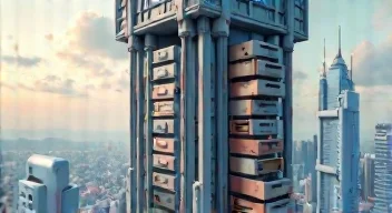 Die umgedrehte Kommode – Architektur, Wahrzeichen, Geschichte, Modernität, Stadtentwicklung!
