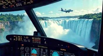 Wichtige Schritte für Niagarafälle Flugsimulator