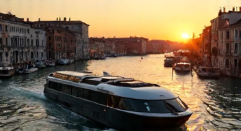 Technologischer Blick auf Venedigs Transport (4/10)