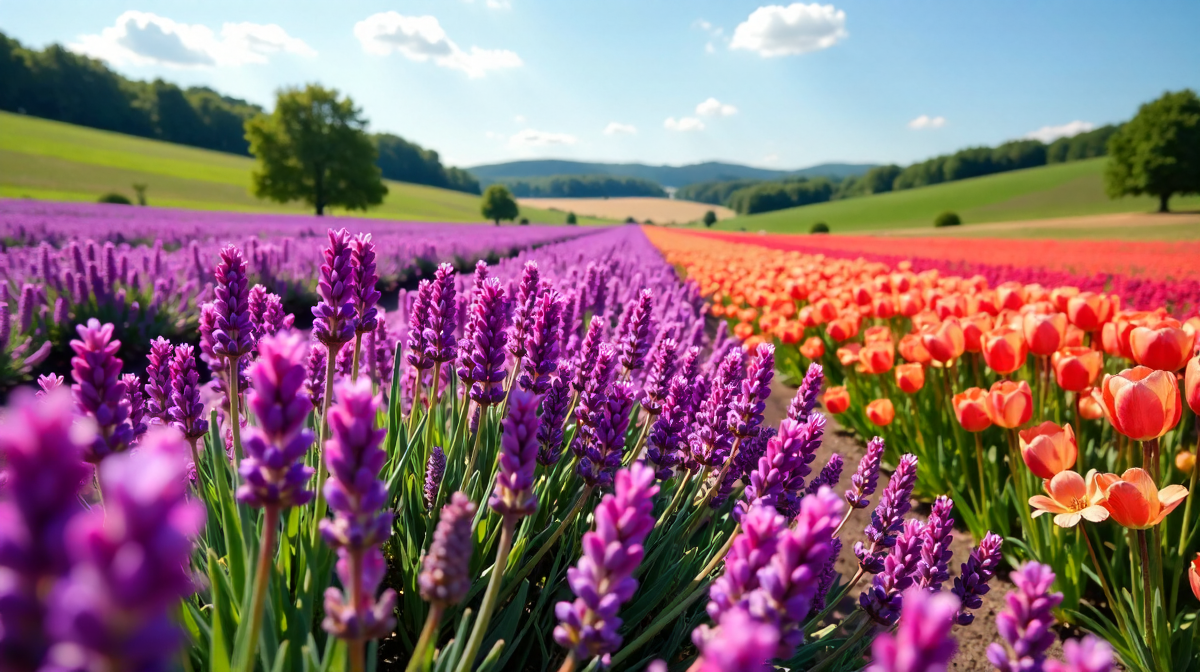 Die 15 schönsten Blumenfelder in Deutschland: Mandelblüte, Tulpen, Lavendel entdecken