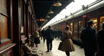 Ich erinnere an die Anfänge des Reisens mit der Bahn (1/10)