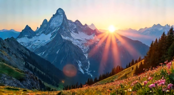 Ich erinnere mich an die atemberaubende Schönheit der Alpen