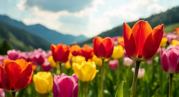Perspektiven zu den besten Orten der Tulpenblüte