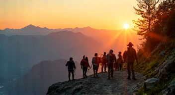 Soziale Aspekte des Wanderns: Gemeinschaft und Einsamkeit (5/10)